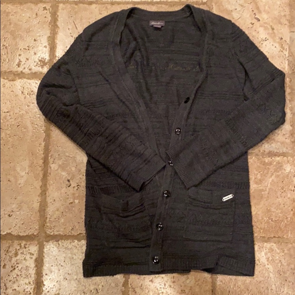 Eddie Bauer boyfriend cardigan XS